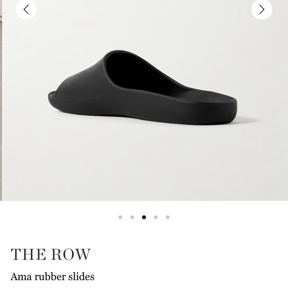 The Row Ama Rubber Slides—NEW size 39 and 37